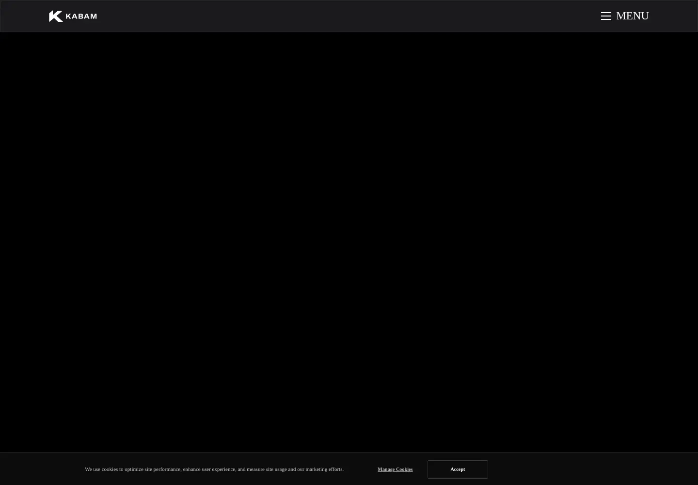Captured homepage of kabam.com in the current scan