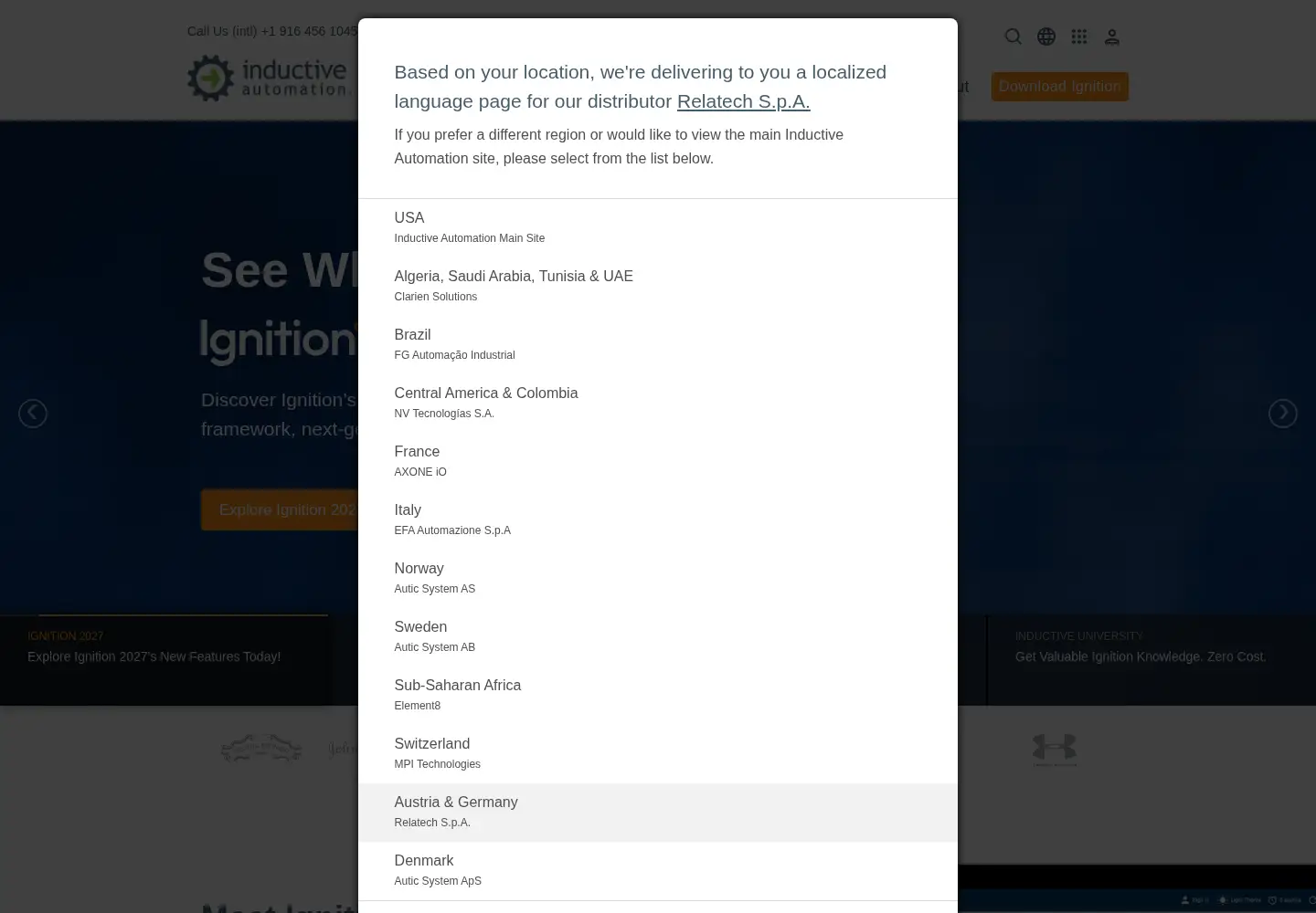 Screenshot of inductiveautomation.com