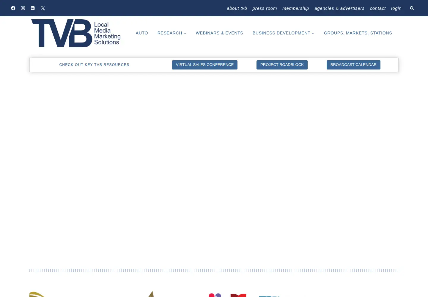 Screenshot of tvb.org