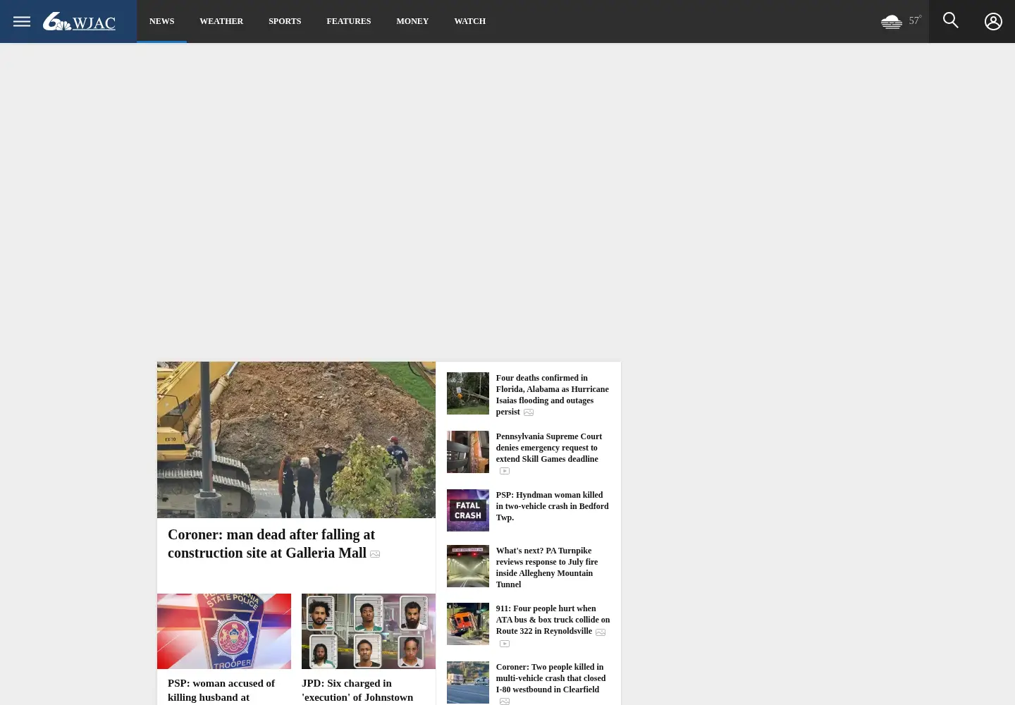 Screenshot of wjactv.com