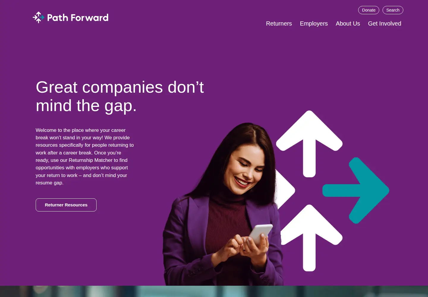 Screenshot of pathforward.org