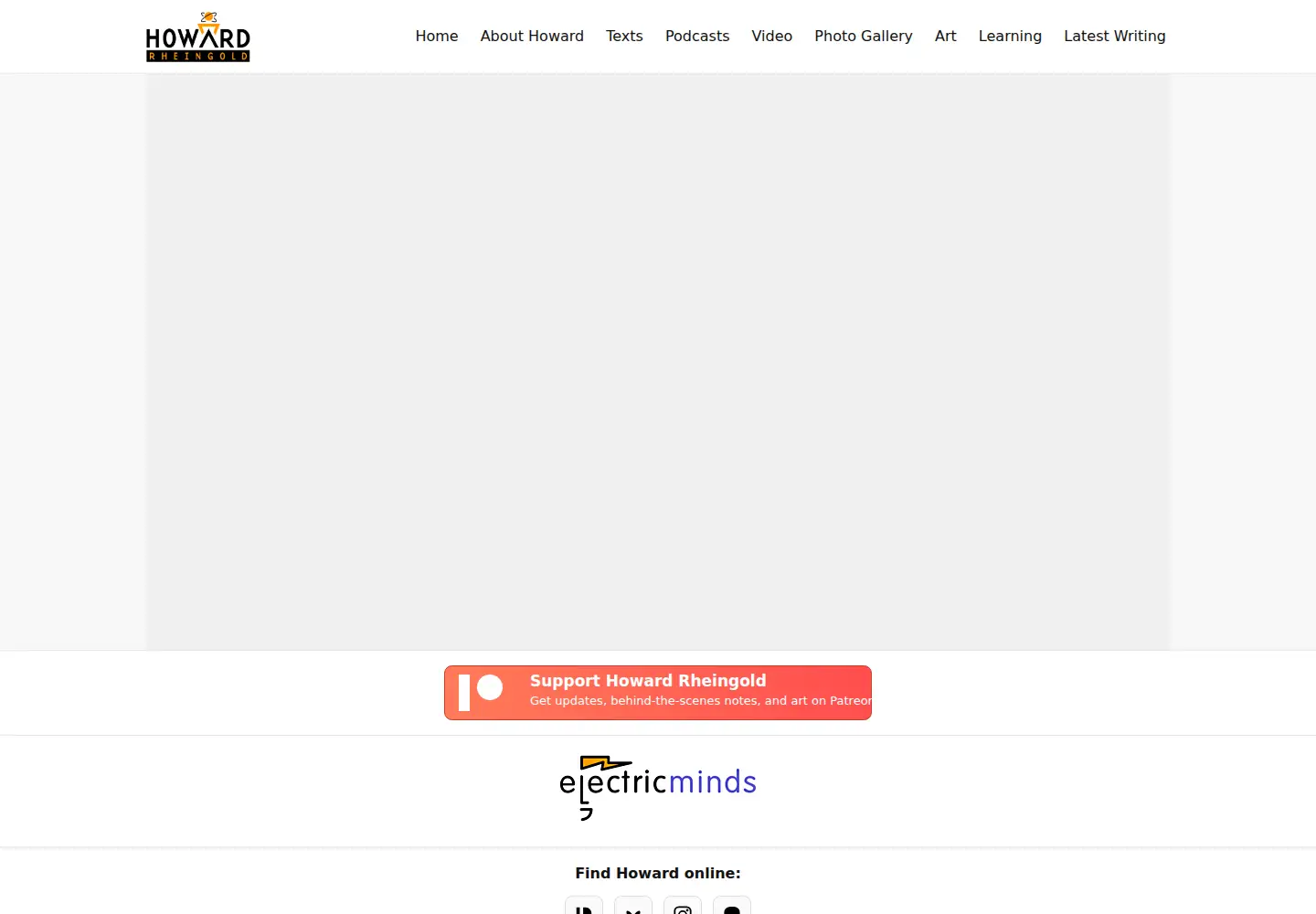 Captured homepage of rheingold.com in the current scan