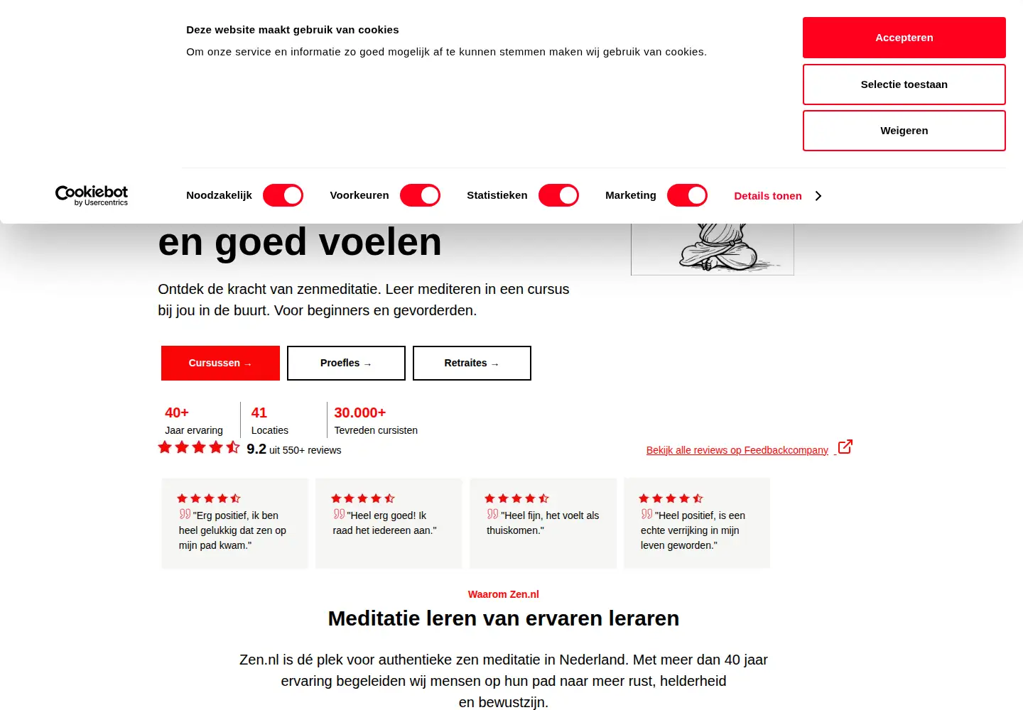 Screenshot of zen.nl