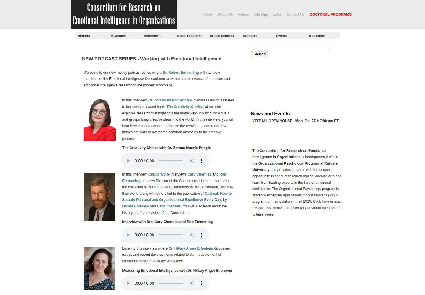 Screenshot of eiconsortium.org