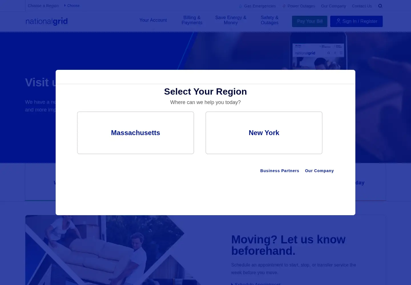 Screenshot of nationalgridus.com