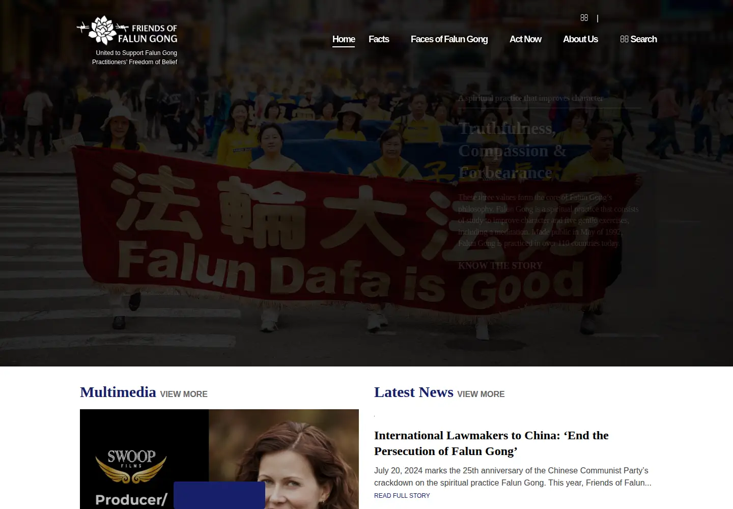 Screenshot of fofg.org