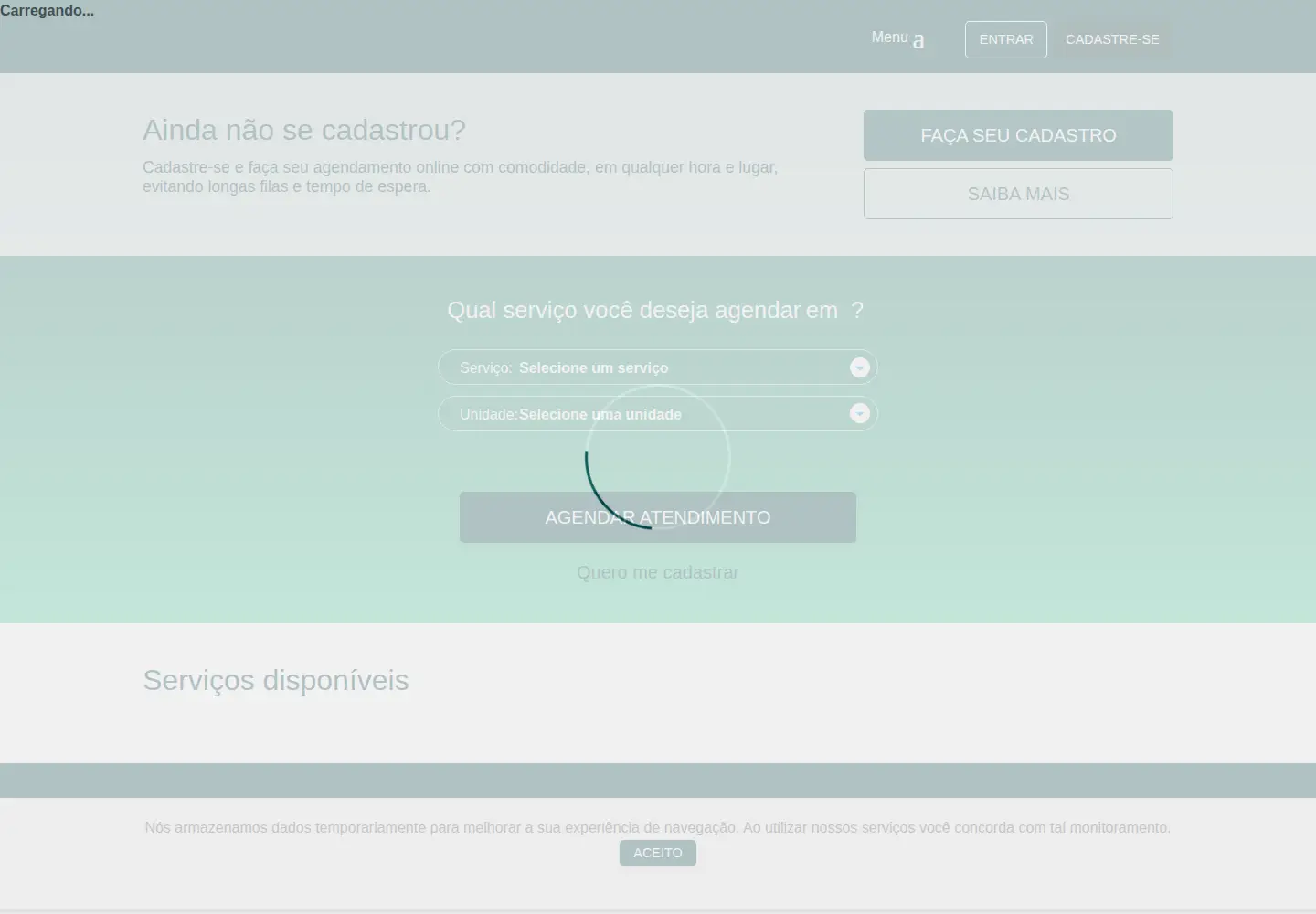 Captured homepage of goiania.go.gov.br in the current scan