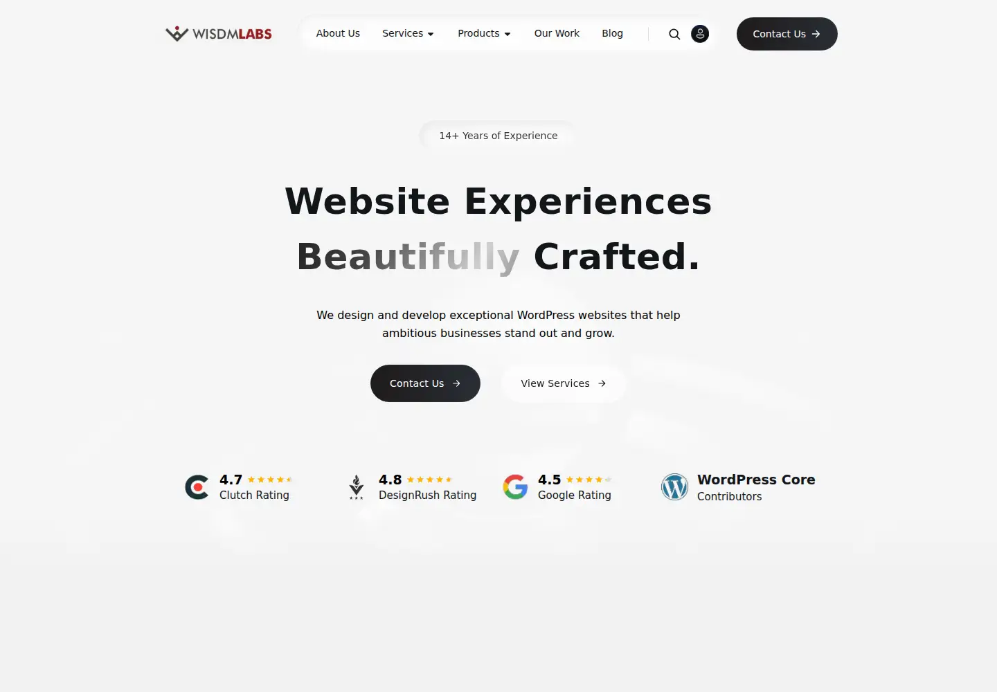 Screenshot of wisdmlabs.com