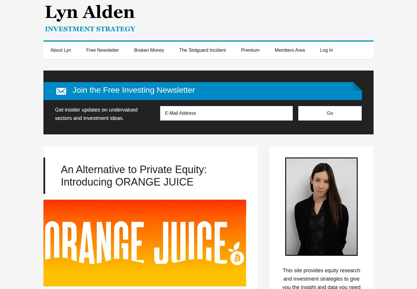 Screenshot of lynalden.com