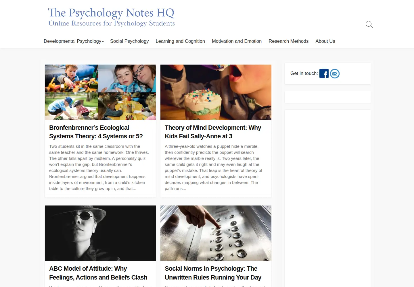 Screenshot of psychologynoteshq.com