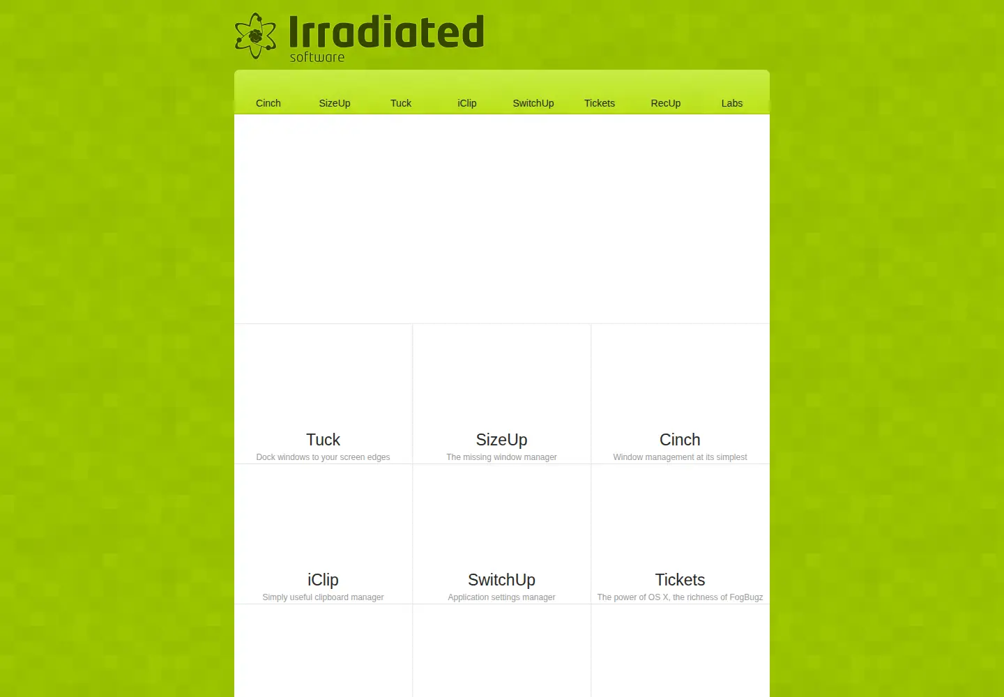 Screenshot of irradiatedsoftware.com