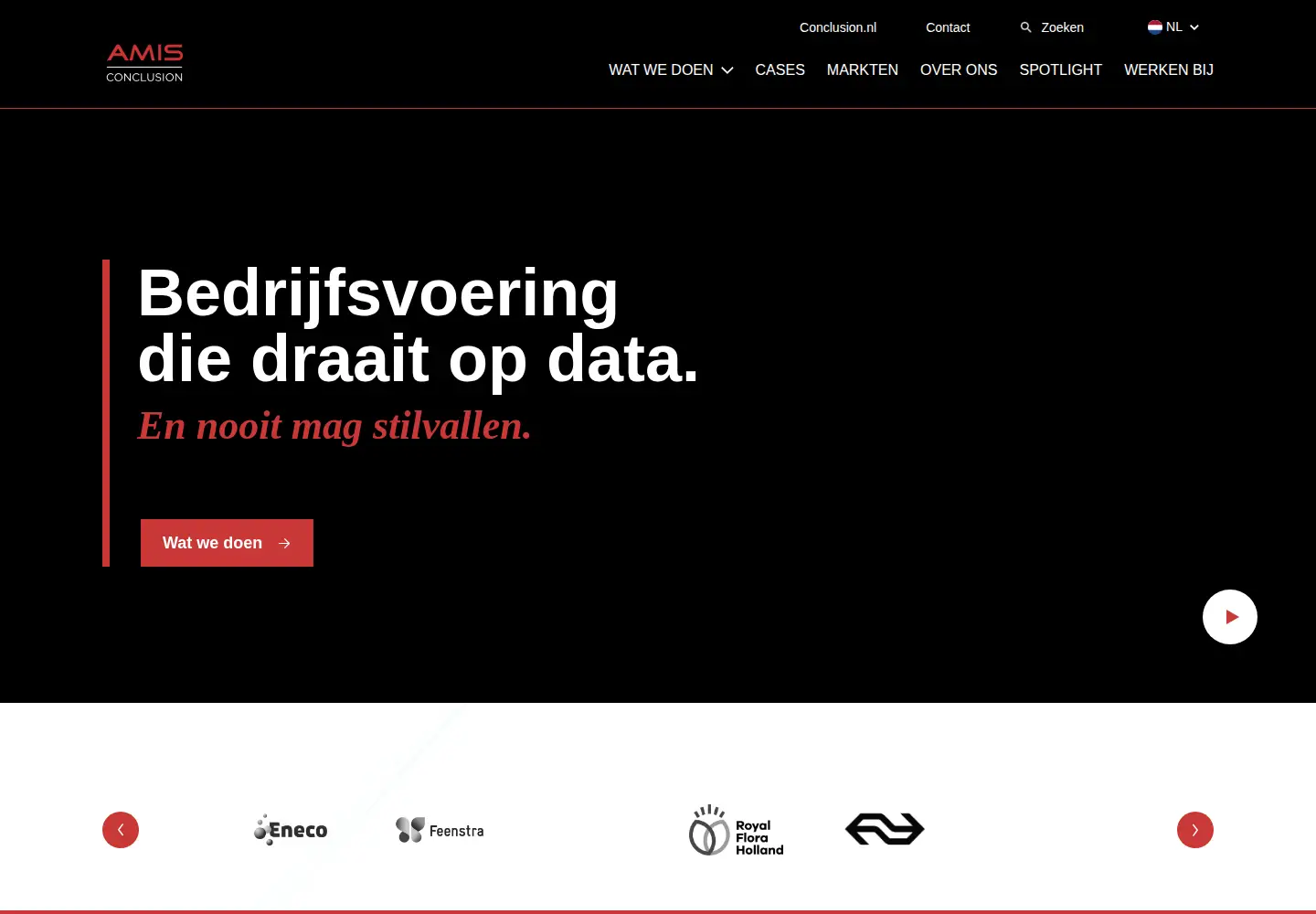 Screenshot of amis.nl