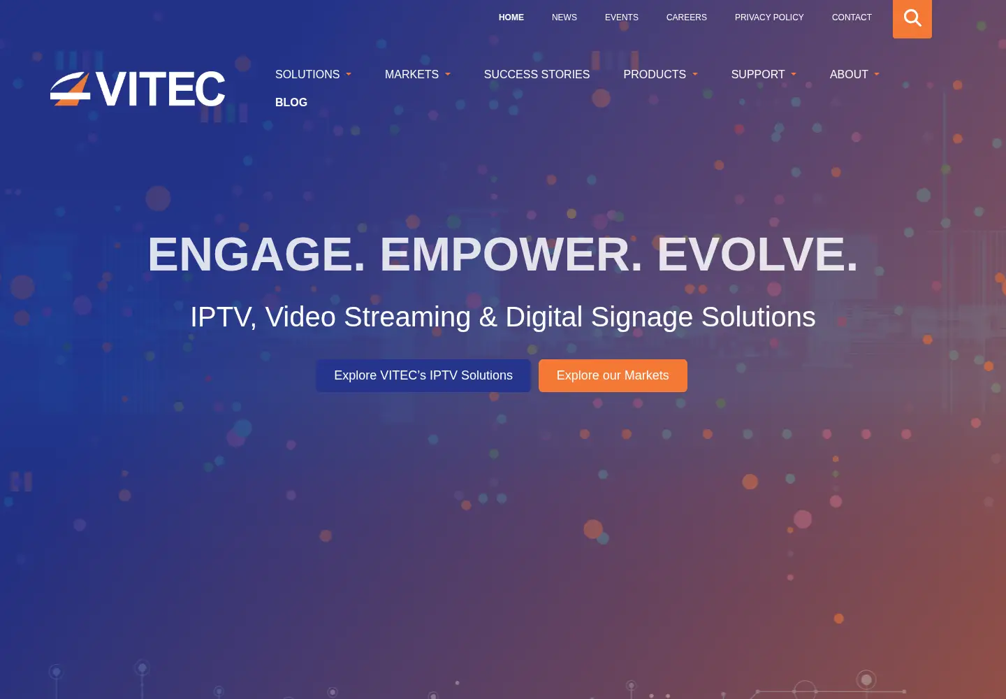 Screenshot of vitec.com
