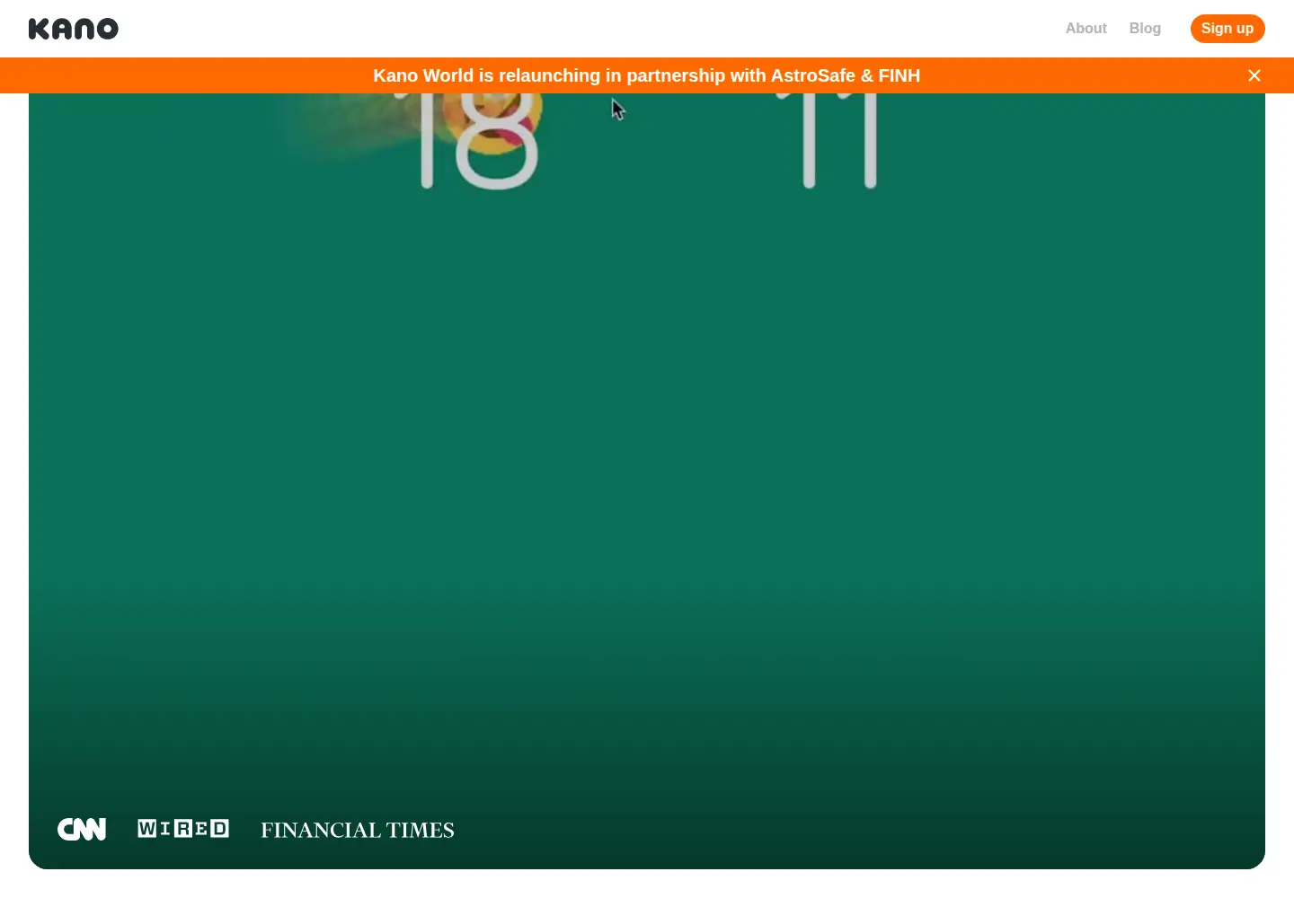 Screenshot of kano.me