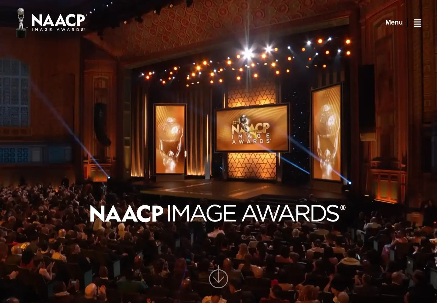 Screenshot of naacpimageawards.net