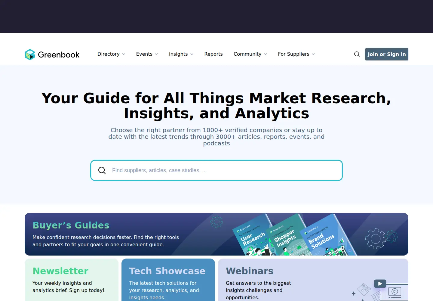 Screenshot of greenbook.org