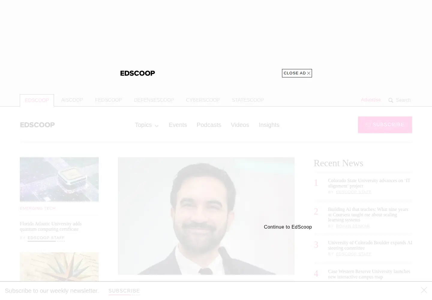 Screenshot of edscoop.com