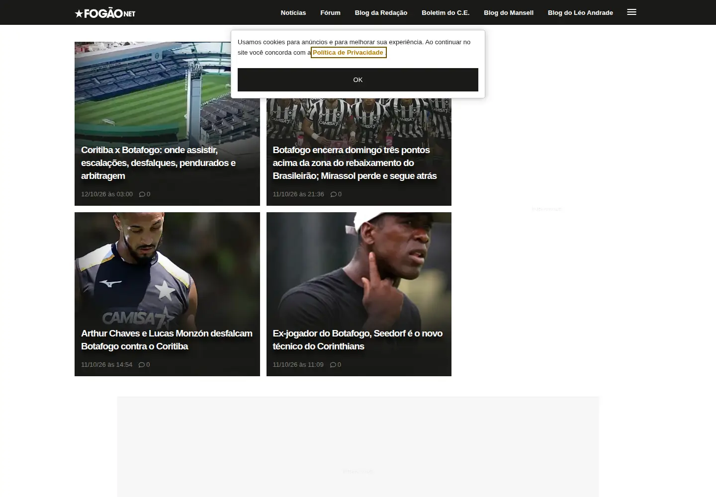 Screenshot of fogaonet.com