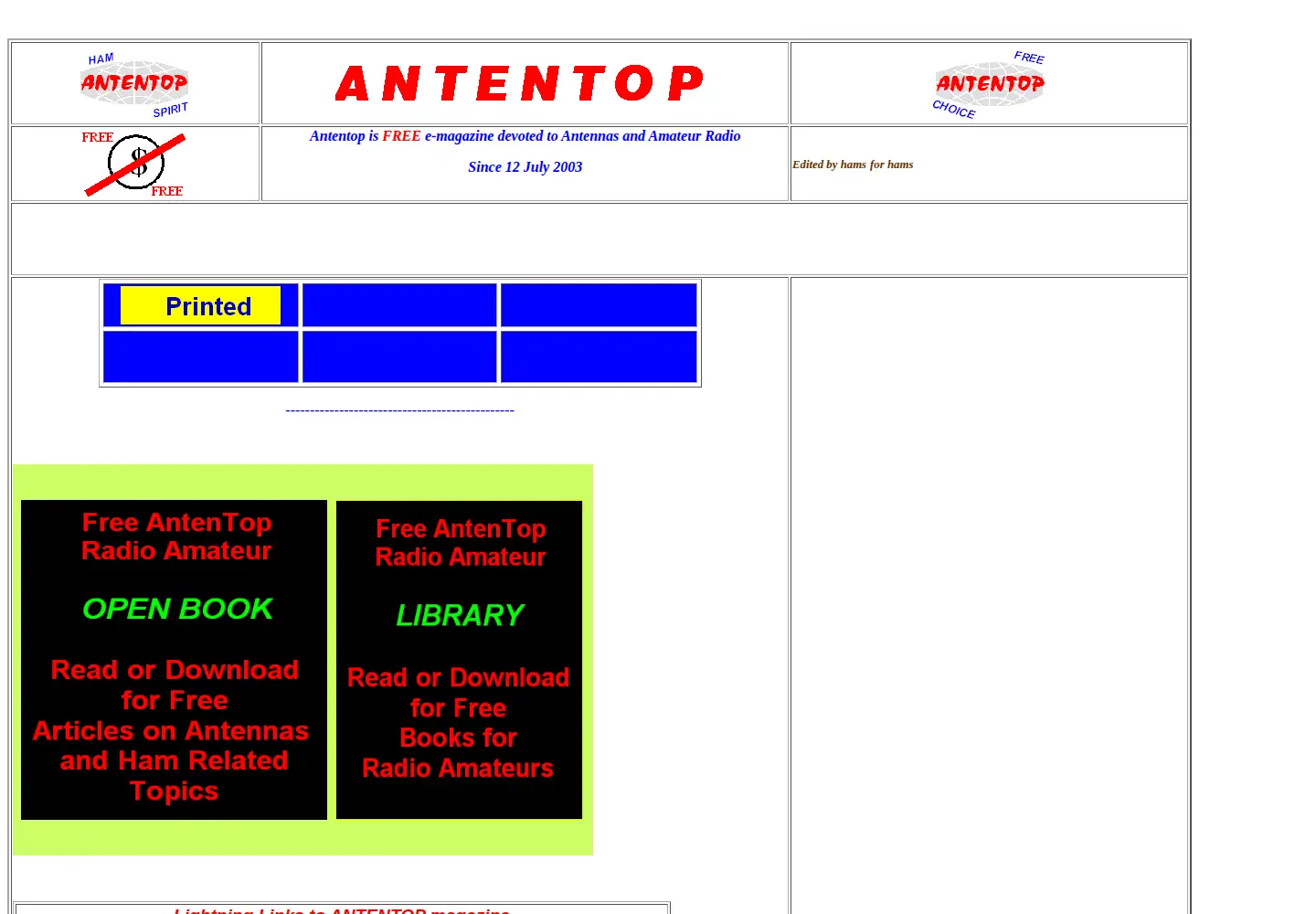 Screenshot of antentop.org