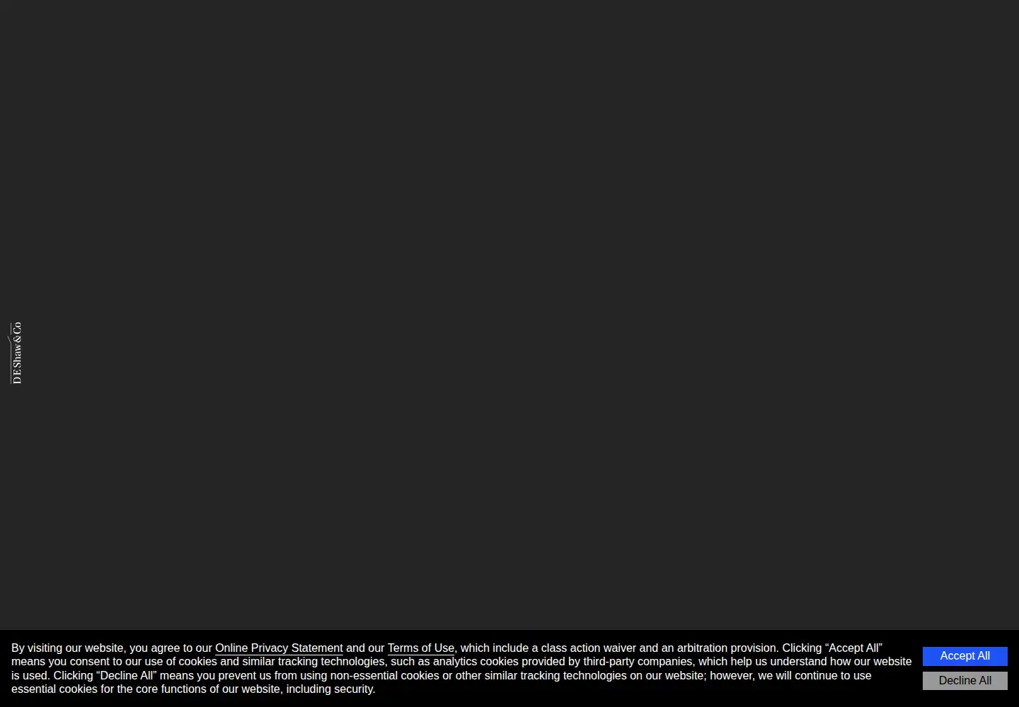 Screenshot of deshaw.com