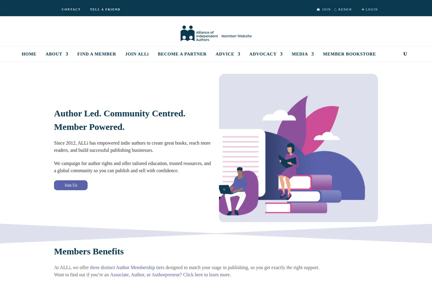 Screenshot of allianceindependentauthors.org