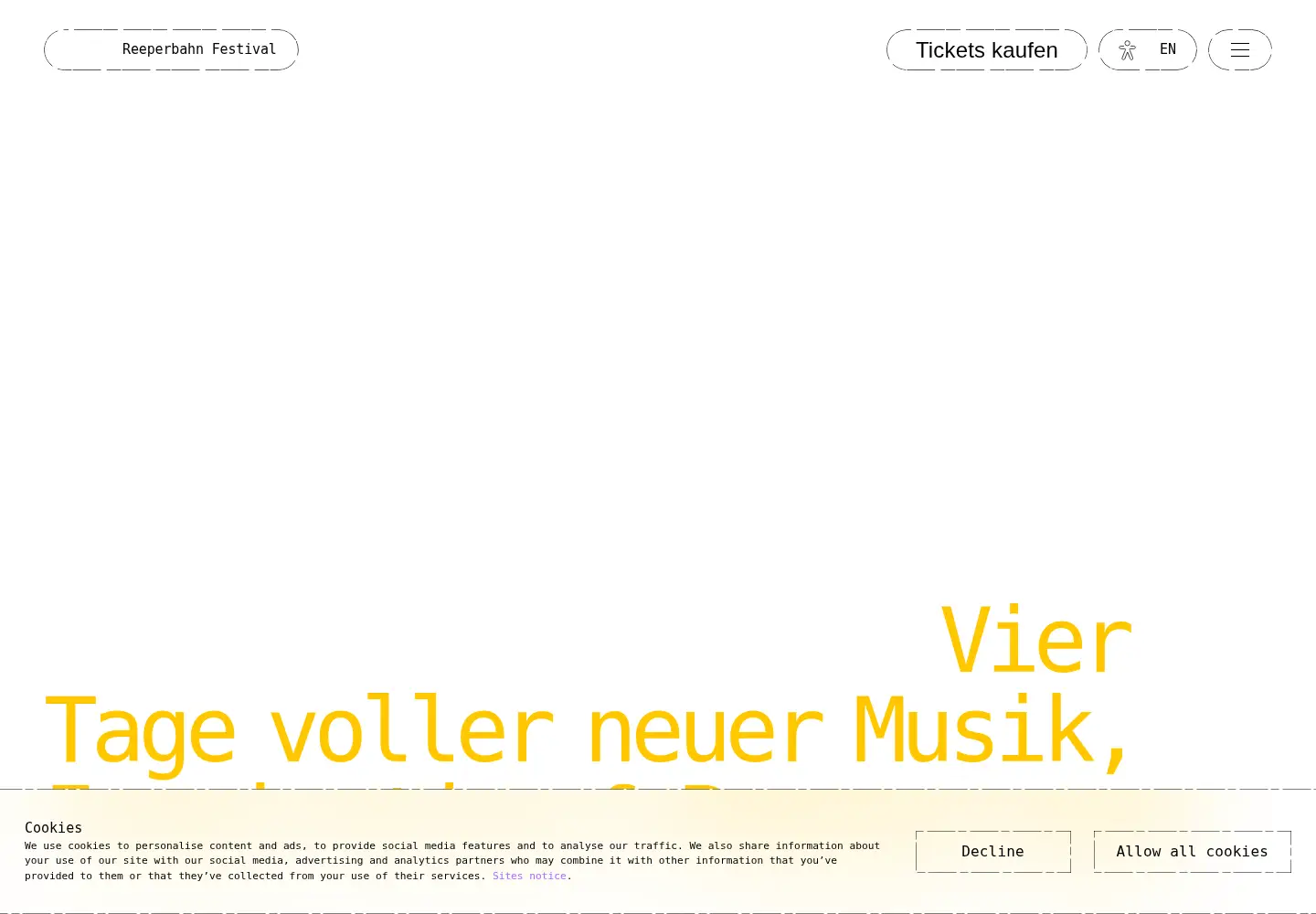 Screenshot of reeperbahnfestival.com