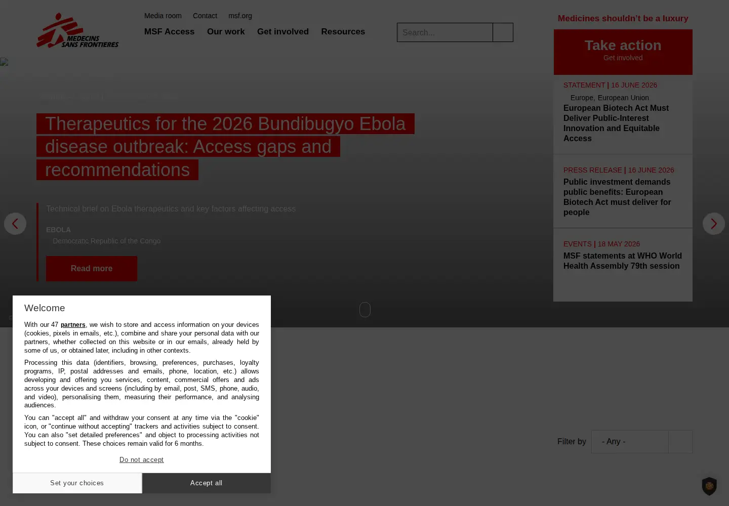 Screenshot of msfaccess.org