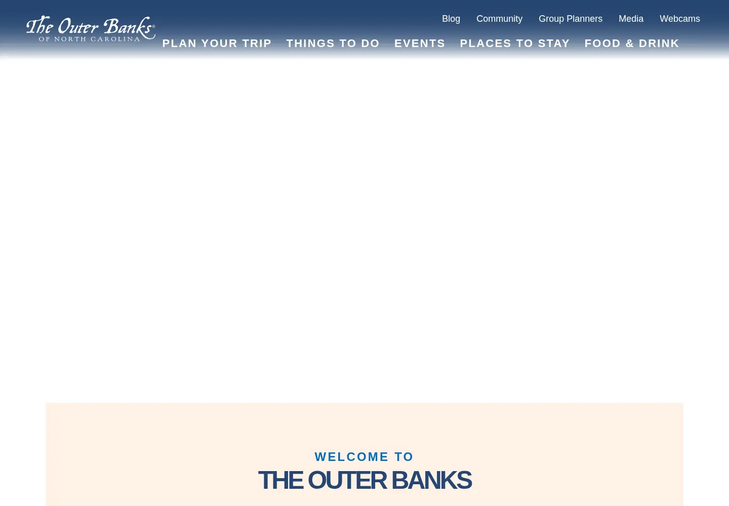 Screenshot of outerbanks.org