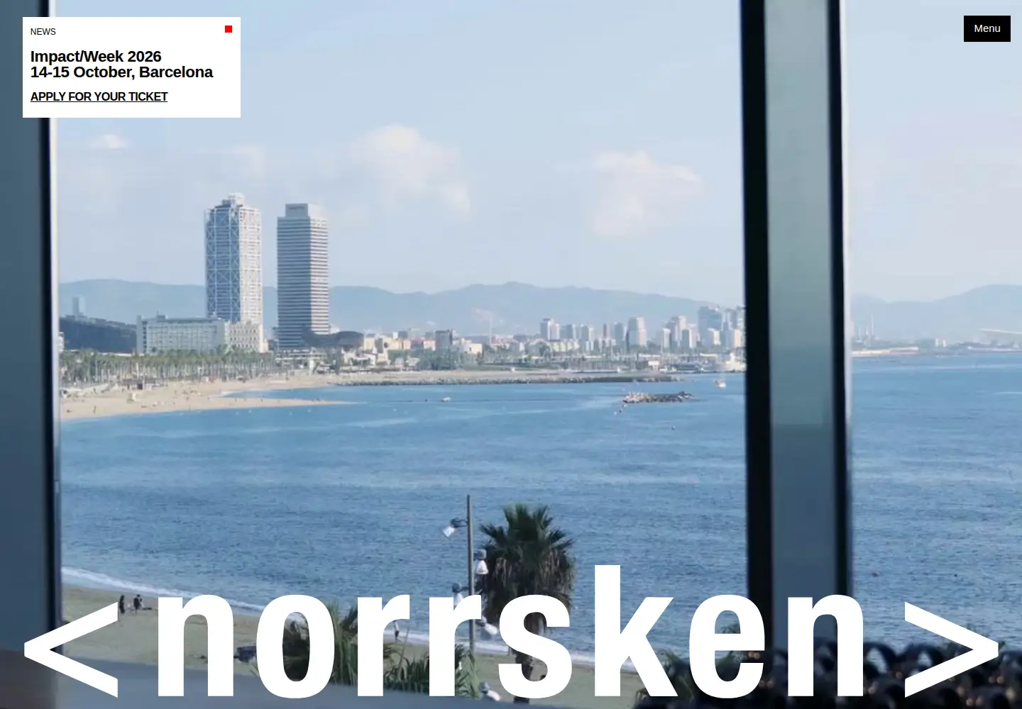 Screenshot of norrsken.org