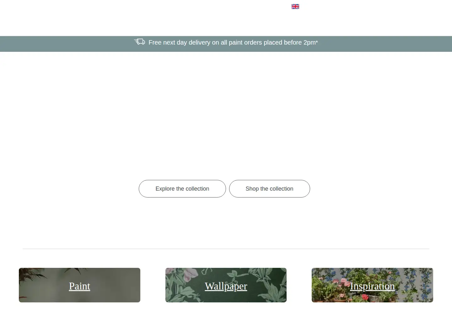 Screenshot of farrow-ball.com