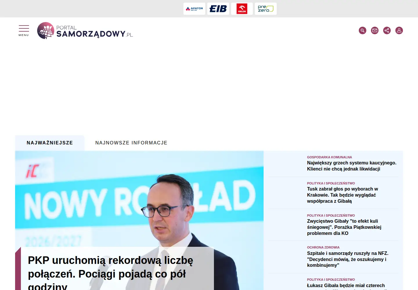 Screenshot of portalsamorzadowy.pl