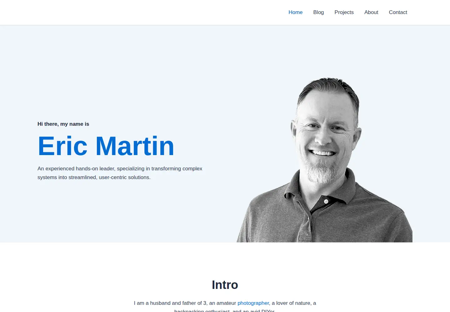 Screenshot of ericmmartin.com