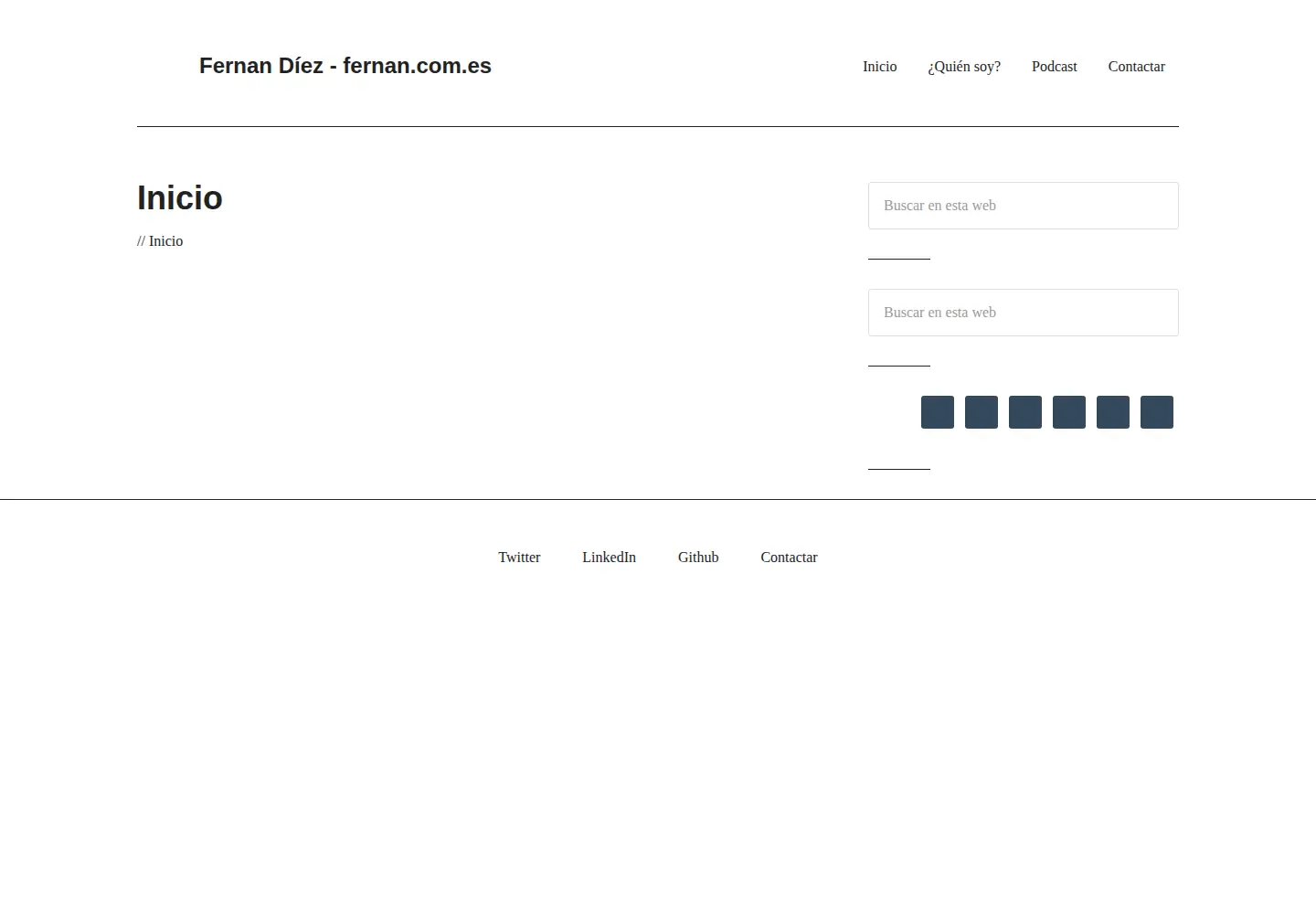 Captured homepage of fernan.com.es in the current scan