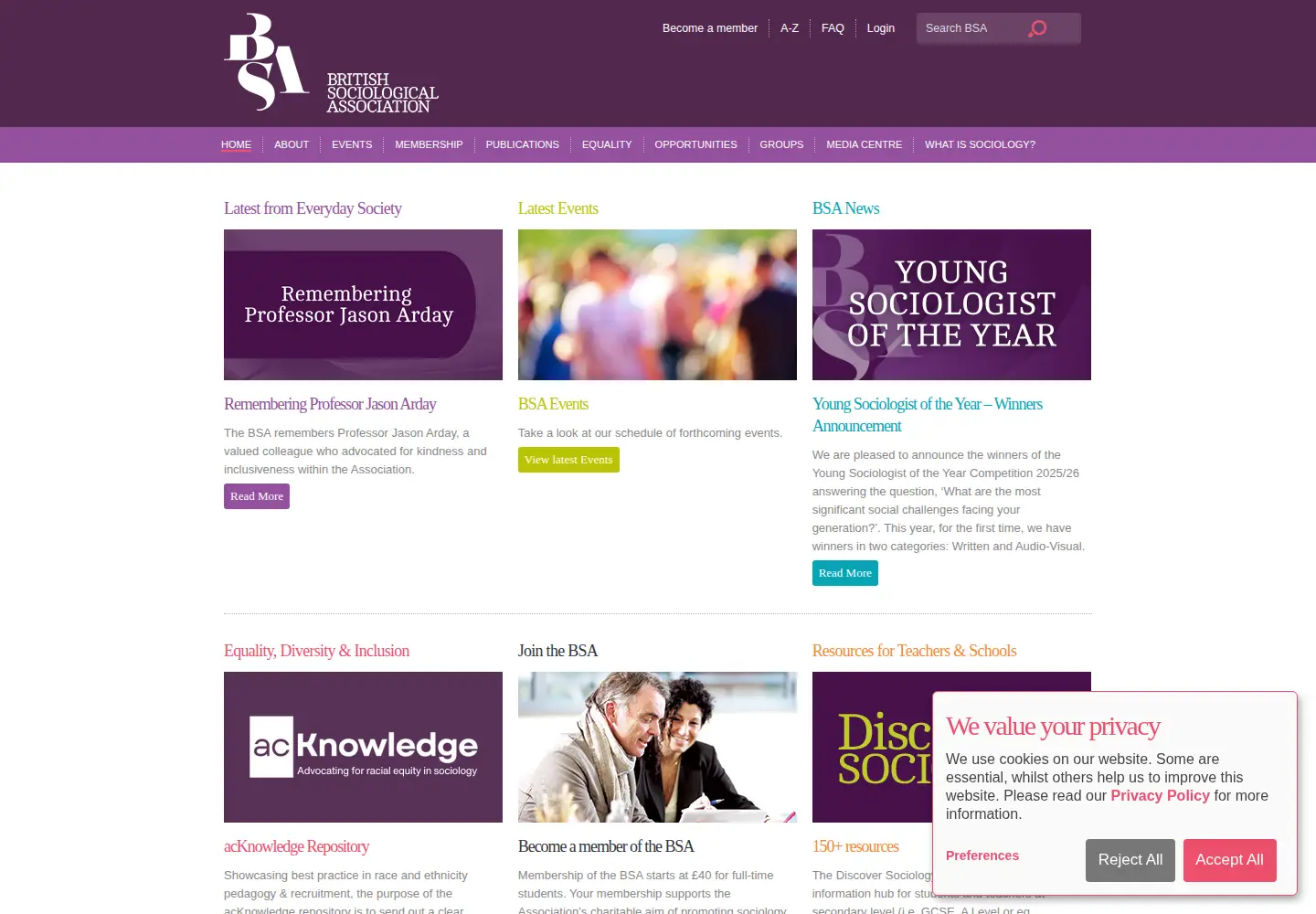 Screenshot of britsoc.co.uk