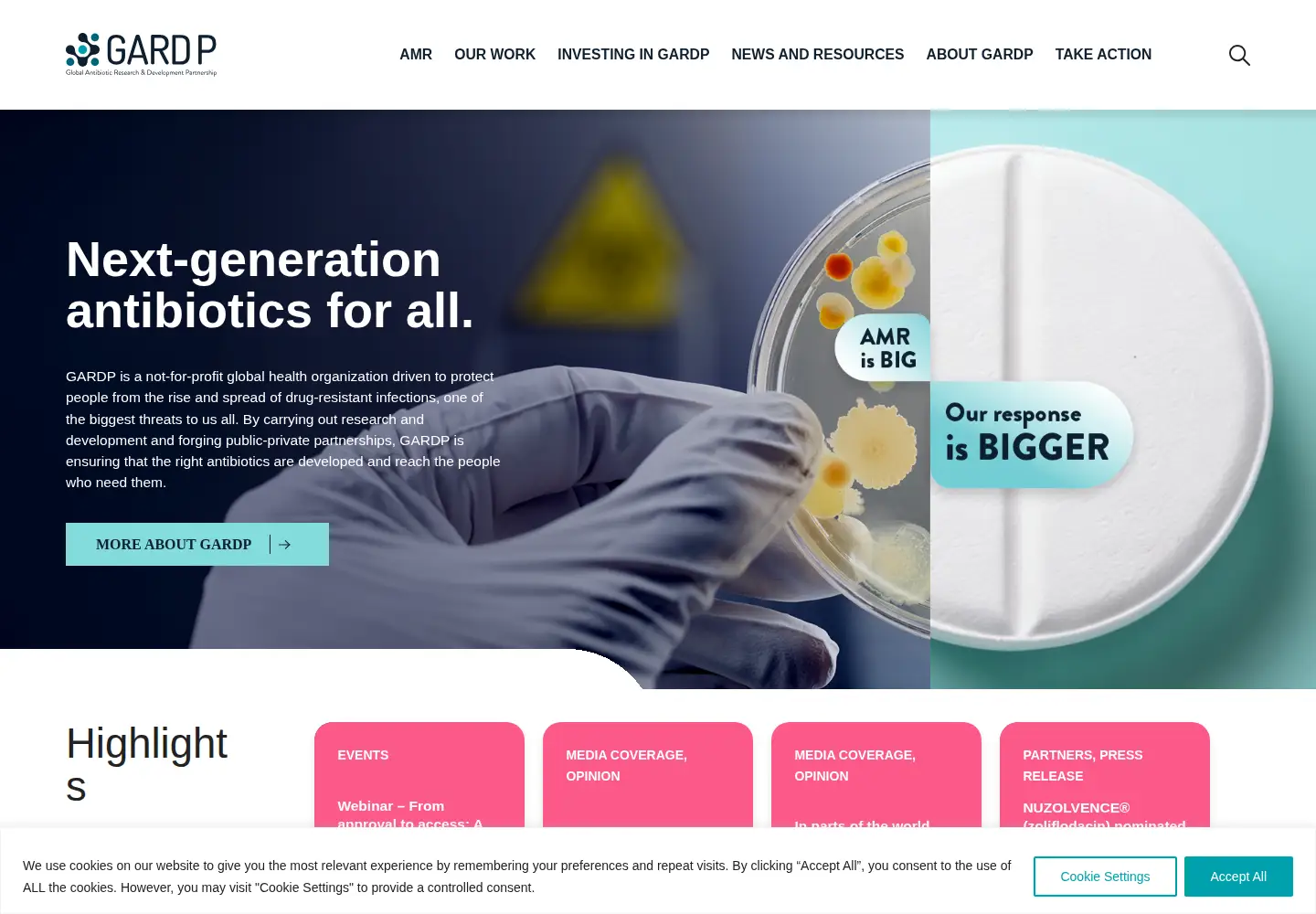Screenshot of gardp.org