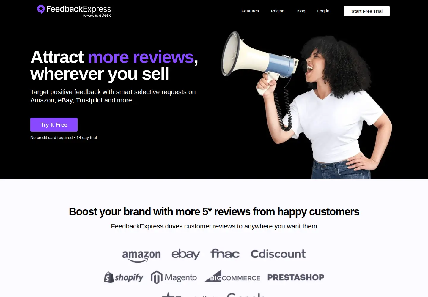 Screenshot of feedbackexpress.com