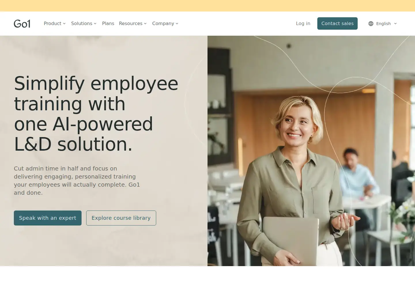 Screenshot of go1.com