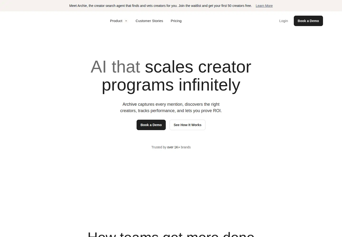 Screenshot of archive.com