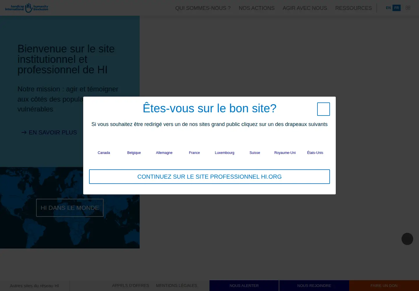 Screenshot of hi.org