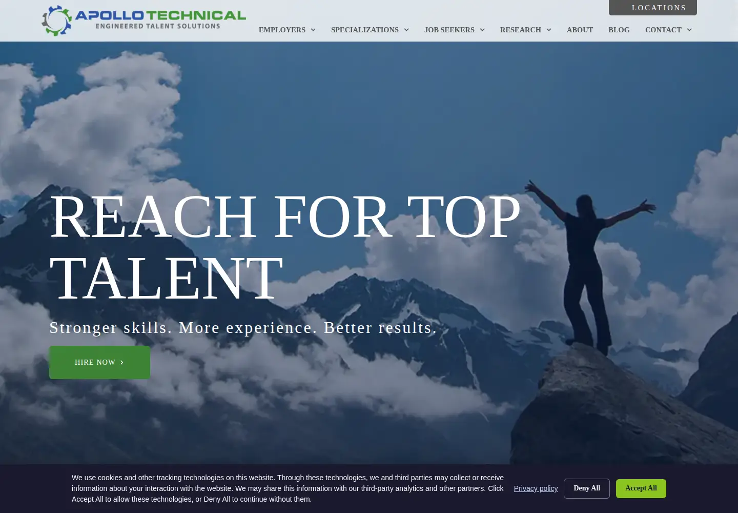 Screenshot of apollotechnical.com