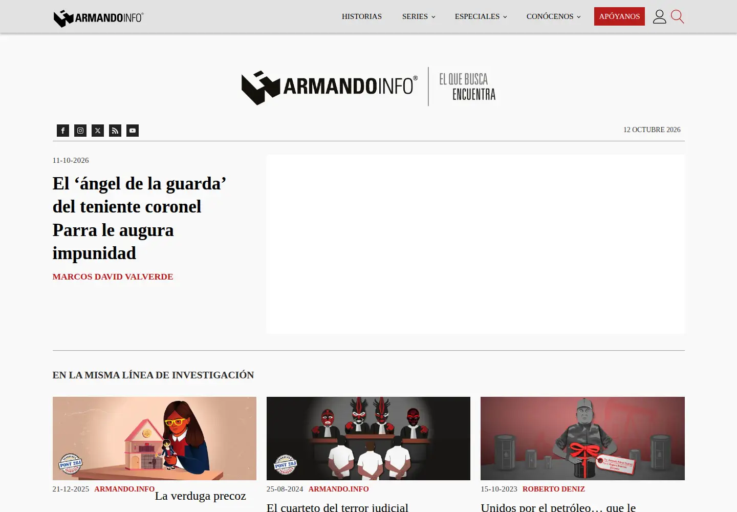Screenshot of armando.info