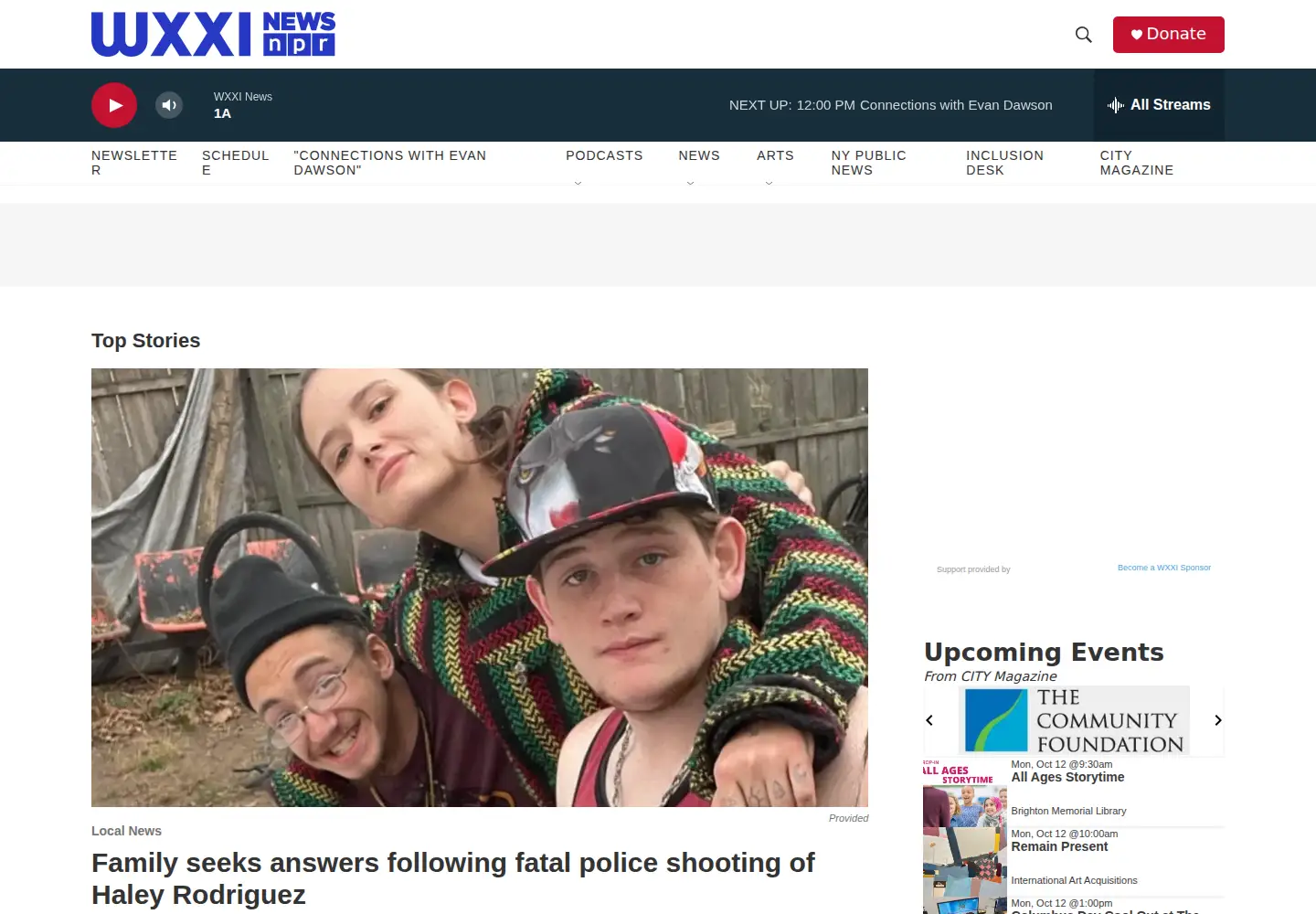 Screenshot of wxxinews.org