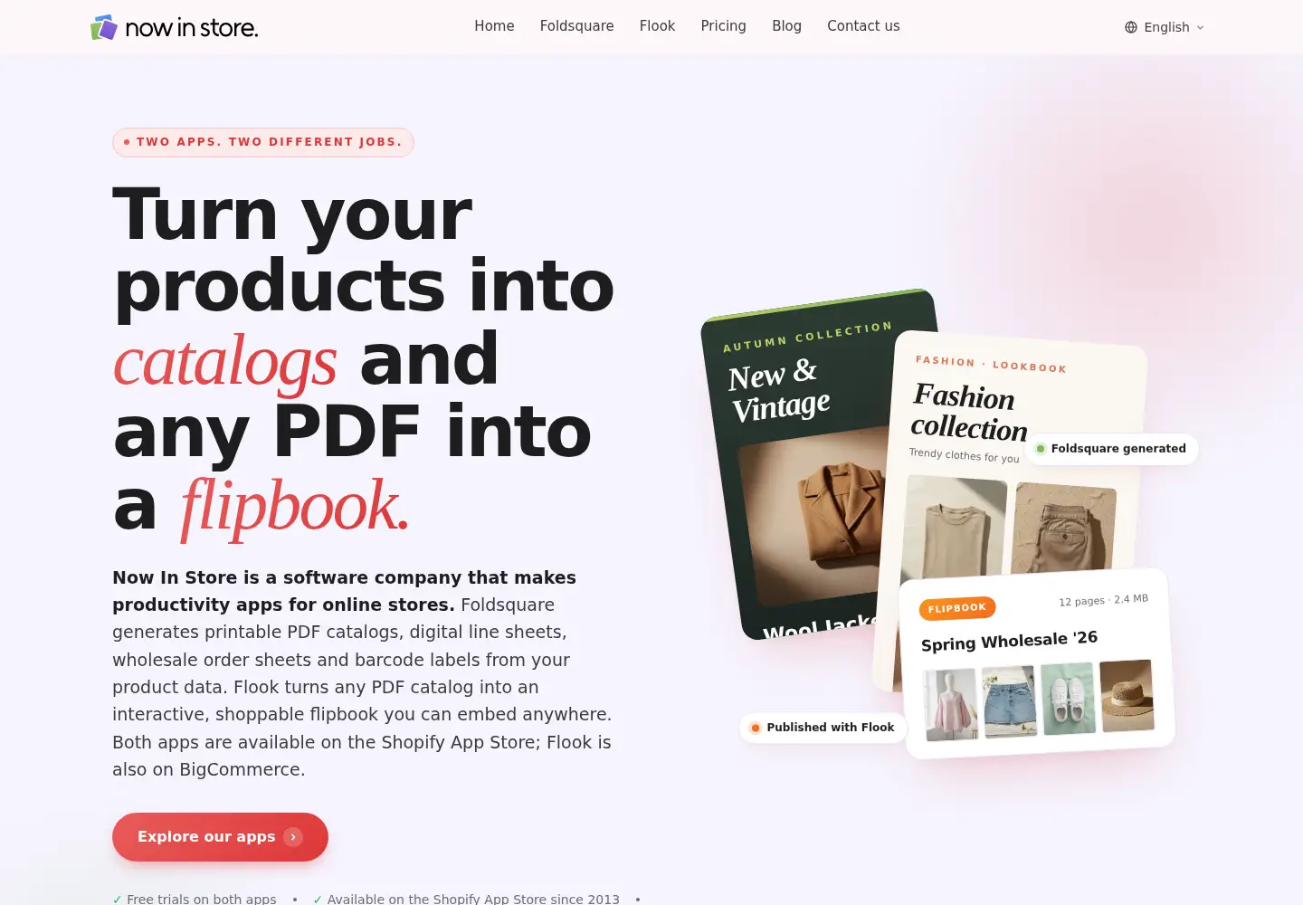 Screenshot of nowinstore.com