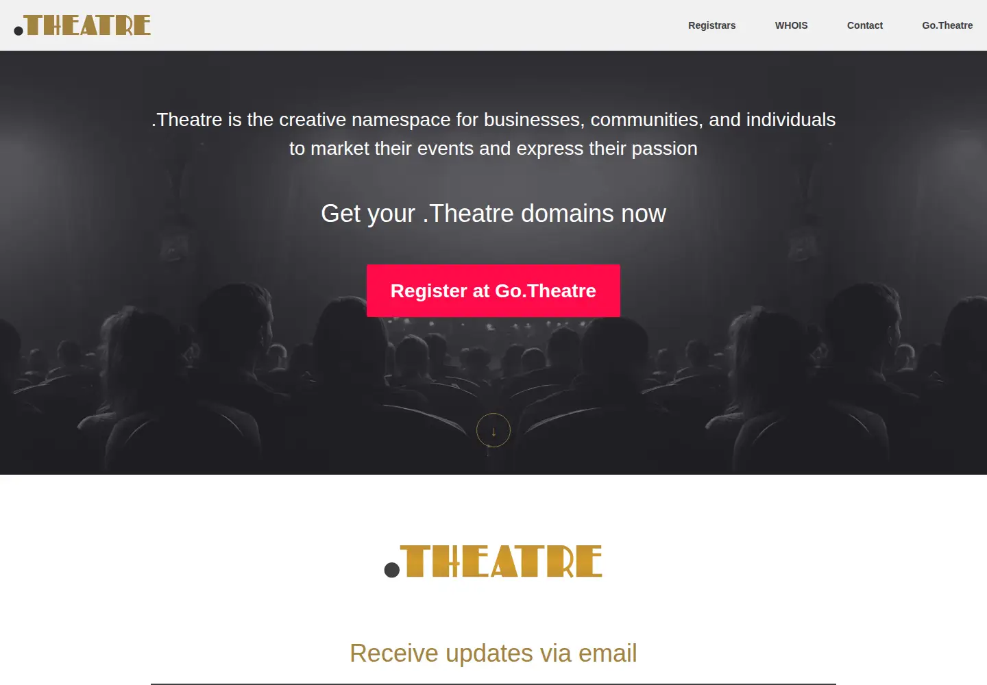 Screenshot of nic.theatre
