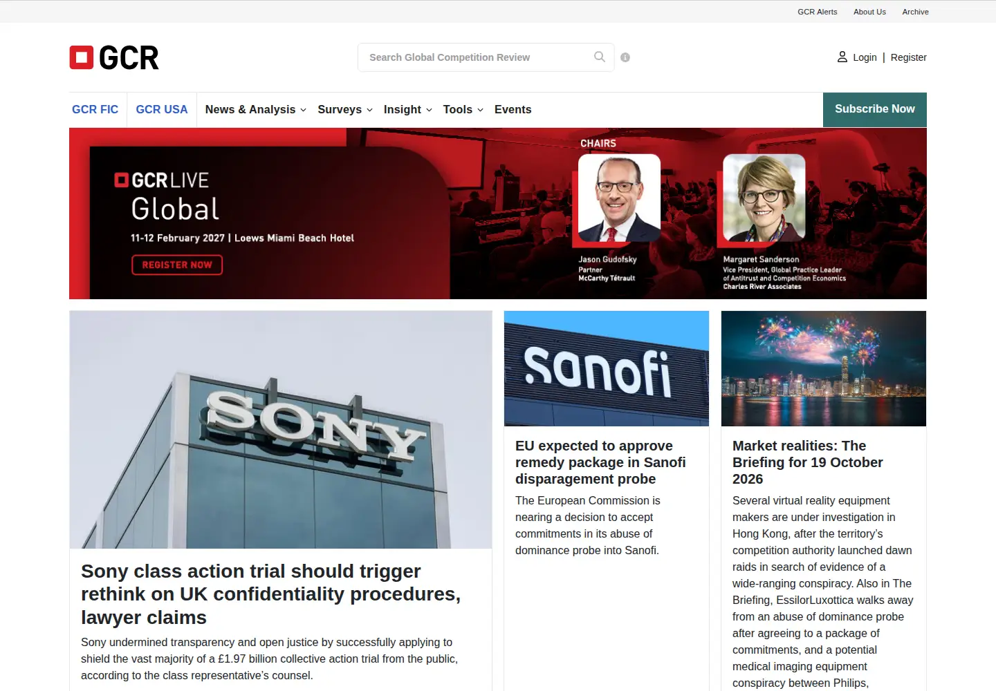 Screenshot of globalcompetitionreview.com