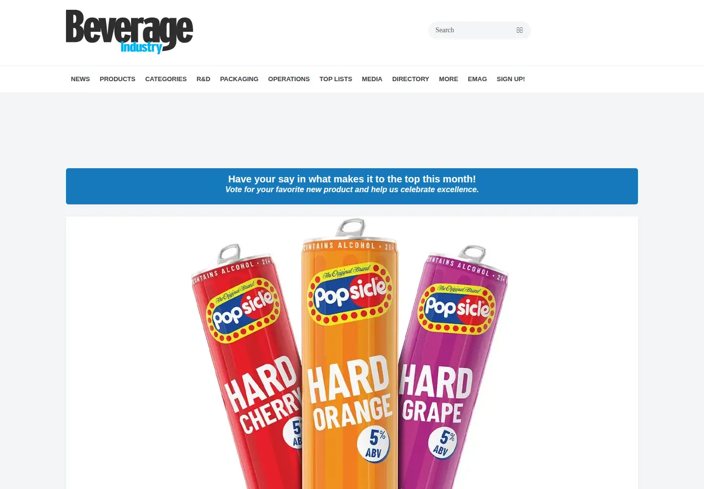 Screenshot of bevindustry.com