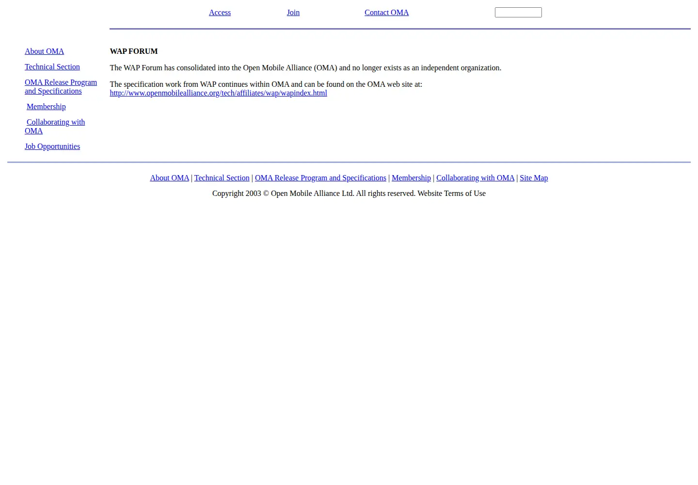 Screenshot of wapforum.org