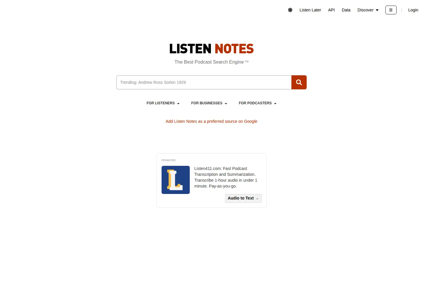 Screenshot of lnns.co