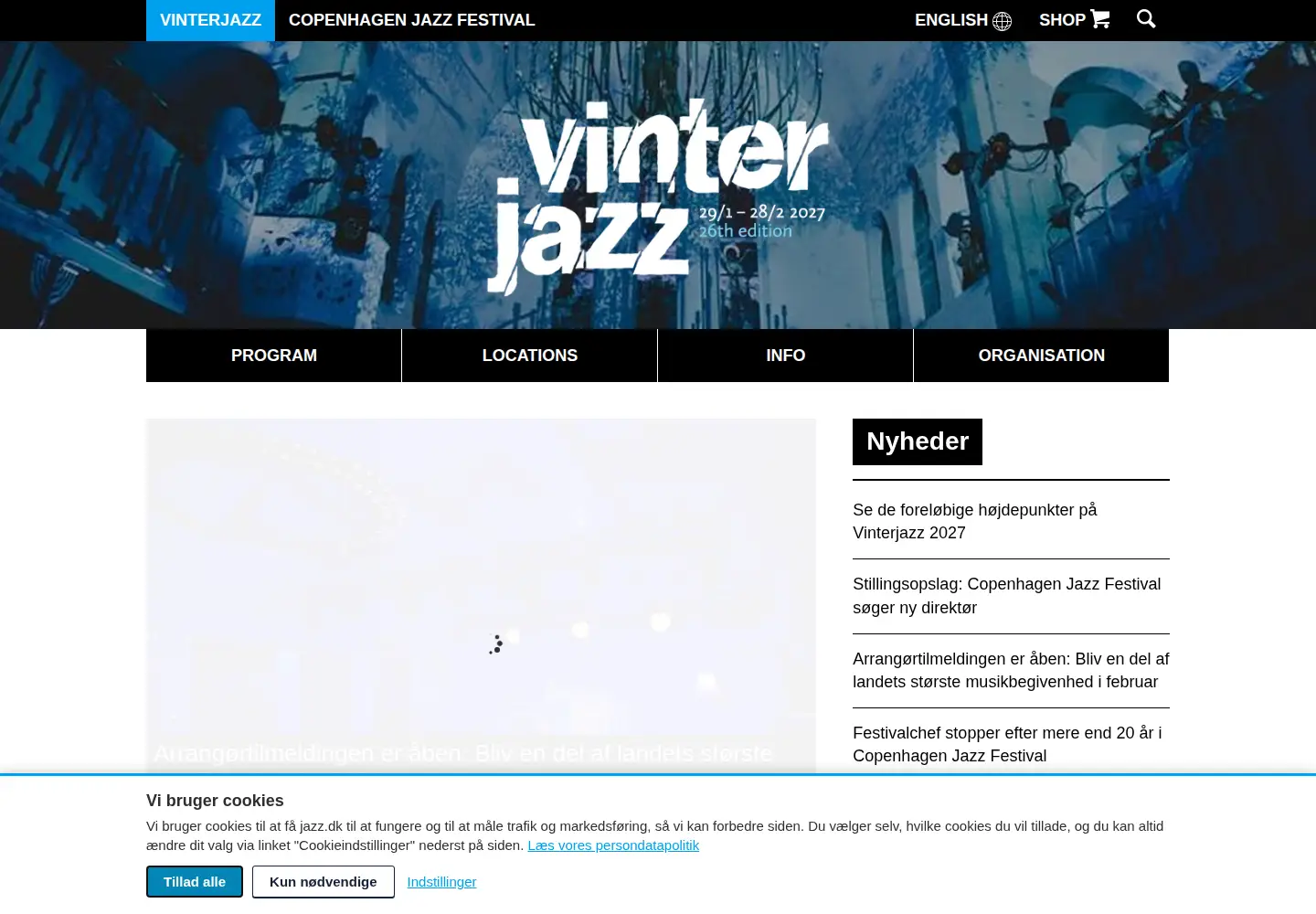 Screenshot of jazz.dk