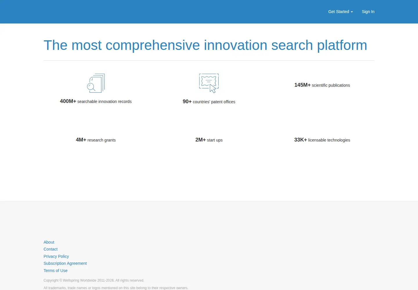 Screenshot of flintbox.com